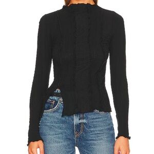 Free People Lula Top in Black size Medium